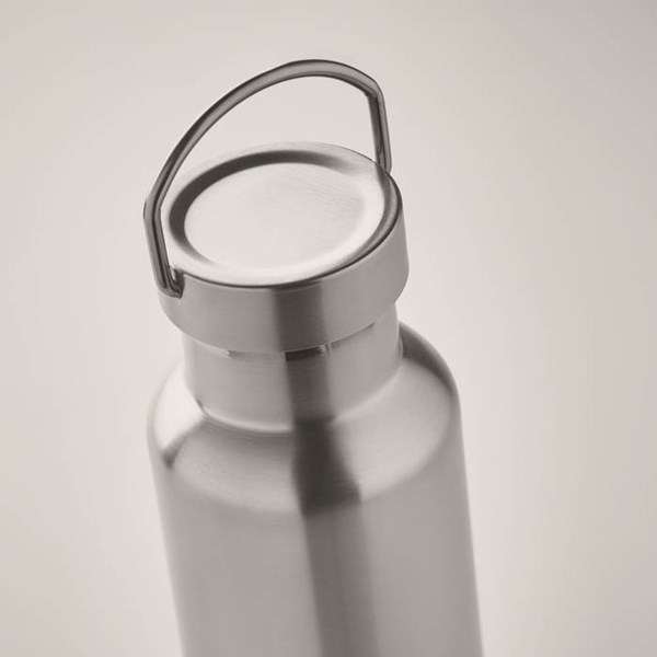 Obrázky: Stříbrná dvoustěnná nerez. láhev 500 ml. s rukojetí, Obrázek 3