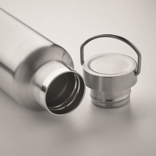 Obrázky: Stříbrná dvoustěnná nerez. láhev 500 ml. s rukojetí, Obrázek 4