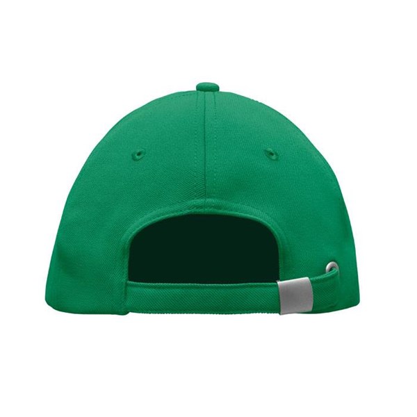 Obrázky: Zelená pětipanelová čepice z RPET polyesteru