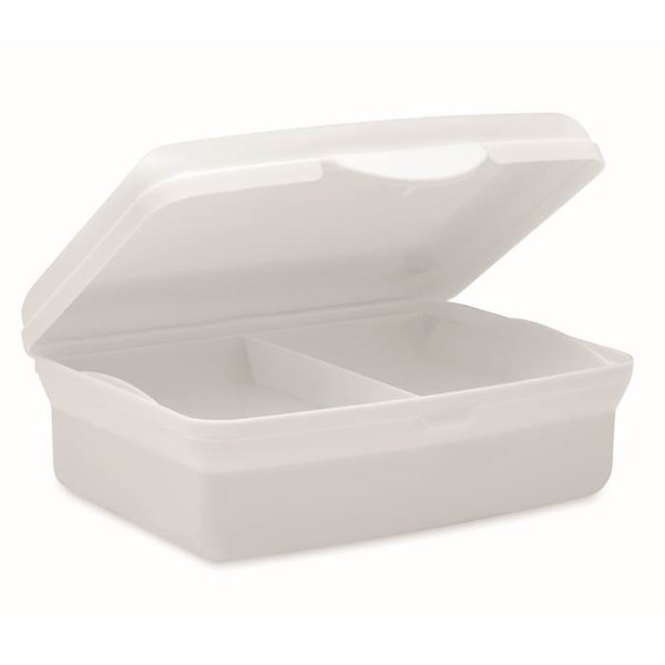 Obrázky: Bílý plastový svačinový box 800ml, Obrázek 2