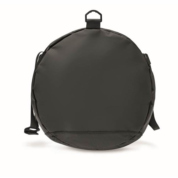 Obrázky: Černá sportovní taška z tarpaulinu s boční kapsou, Obrázek 12