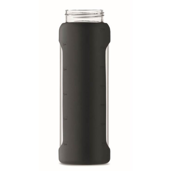 Obrázky: Skleněná láhev s černým silikonovým obalem, Obrázek 13