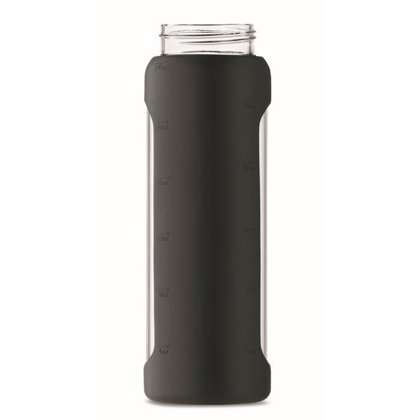 Obrázky: Skleněná láhev s černým silikonovým obalem, Obrázek 15