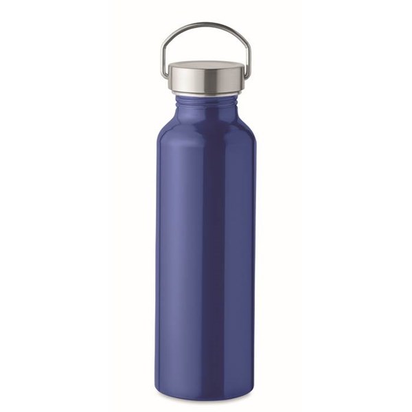 Obrázky: Modrá láhev z recykl. hliníku 500ml, Obrázek 1