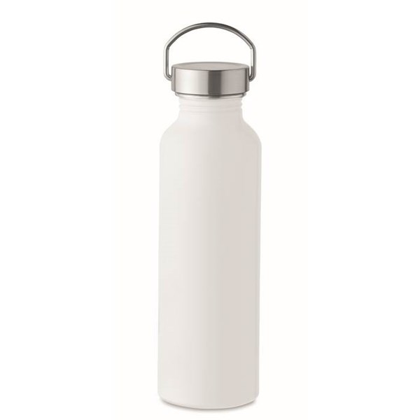 Obrázky: Bílá láhev z recykl. hliníku 500ml