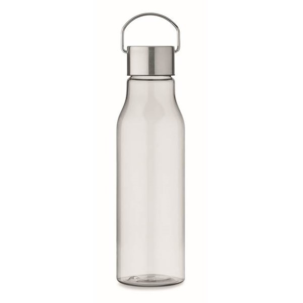 Obrázky: Transparentní láhev z RPET 600 ml s nerez. víčkem, Obrázek 2