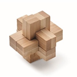 Obrázky: Bambusový hlavolam "Puzzle"
