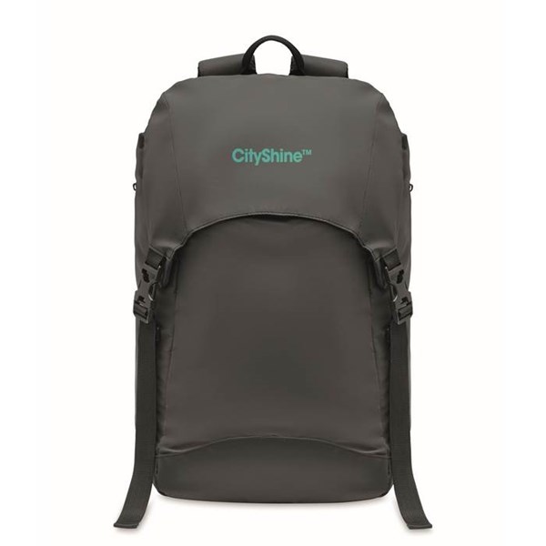 Obrázky: Černý reflexní outdoorový batoh, Obrázek 14