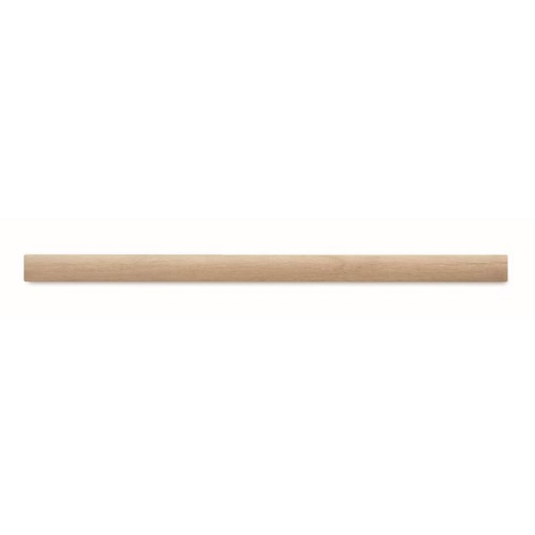 Obrázky: Přírodní tesařská tužka s pravítkem 14 cm, Obrázek 3