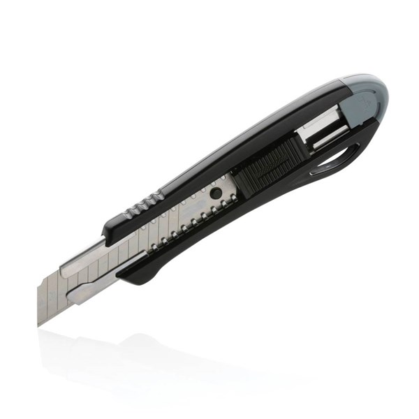 Obrázky: Odolný plnitelný odlamovací nůž z rec.plastu, šedý