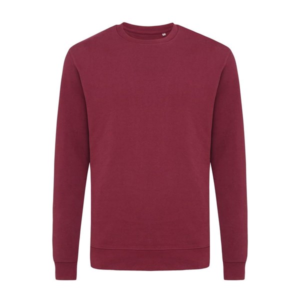 Obrázky: Unisex mikina Zion 340 z rec. bavlny, vínová XXXL, Obrázek 5