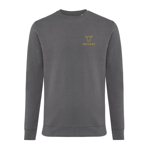 Obrázky: Unisex mikina Zion 340 z rec. bavlny, antracit XL, Obrázek 4