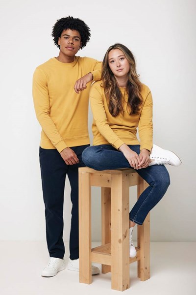 Obrázky: Unisex mikina Zion 340 z rec. bavlny, okr.žlutá L, Obrázek 7