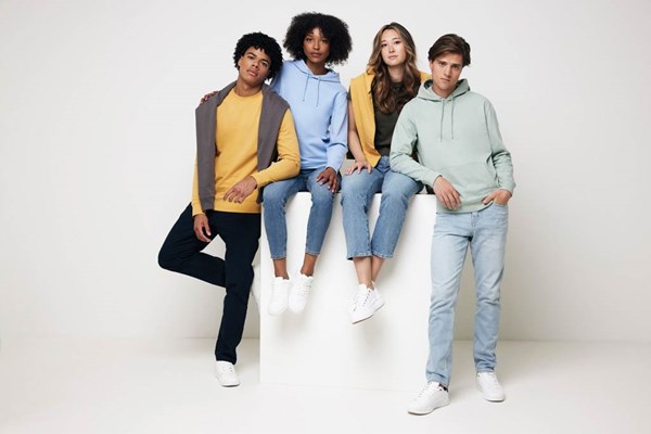 Obrázky: Unisex mikina Zion 340 z rec. bavlny, okr.žlutá XL, Obrázek 17