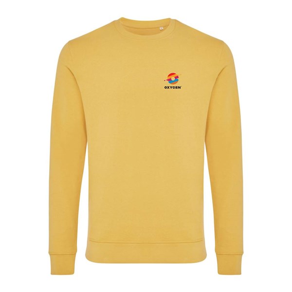 Obrázky: Unisex mikina Zion 340 z rec. bavlny, okr.žlutá XXXL, Obrázek 13