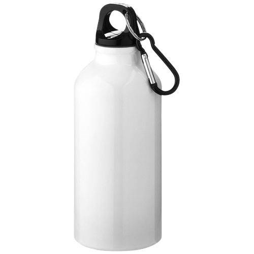 Obrázky: Bílá láhev Oregon z recykl. hliníku, 400 ml, Obrázek 1