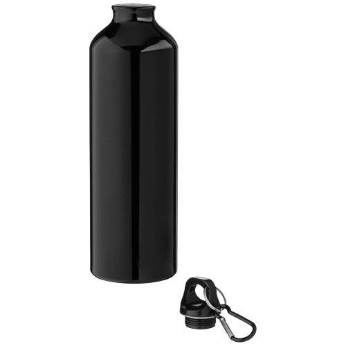 Obrázky: Černá láhev Oregon z recykl. hliníku, 770 ml, Obrázek 2