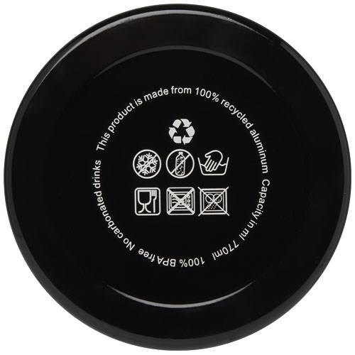 Obrázky: Černá láhev Oregon z recykl. hliníku, 770 ml, Obrázek 3