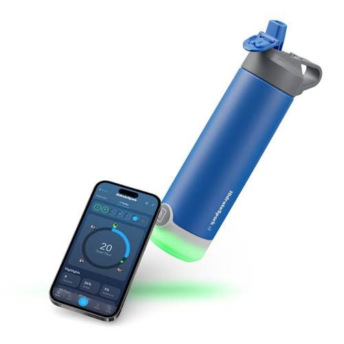 Obrázky: HidrateSpark® TAP 592ml ocelová chytrá láhev, modrá, Obrázek 3