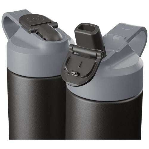 Obrázky: HidrateSpark® TAP 592ml ocelová chytrá láhev, černá, Obrázek 2