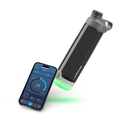 Obrázky: HidrateSpark® TAP 710 ml trit. chytrá láhev, černá, Obrázek 3
