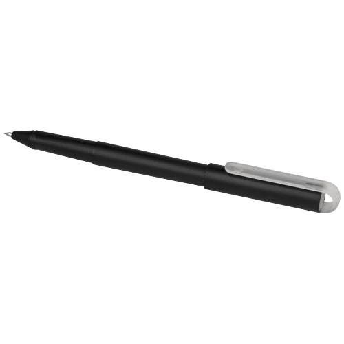 Obrázky: Mauna recyklované PET gelové kuličkové pero, černé, Obrázek 2