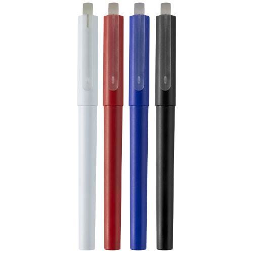 Obrázky: Mauna recyklované PET gelové kuličkové pero, černé, Obrázek 4