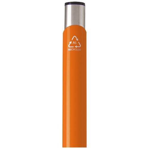 Obrázky: Kuličkové pero Moneta z recykl. hliníku, oranžové, Obrázek 3