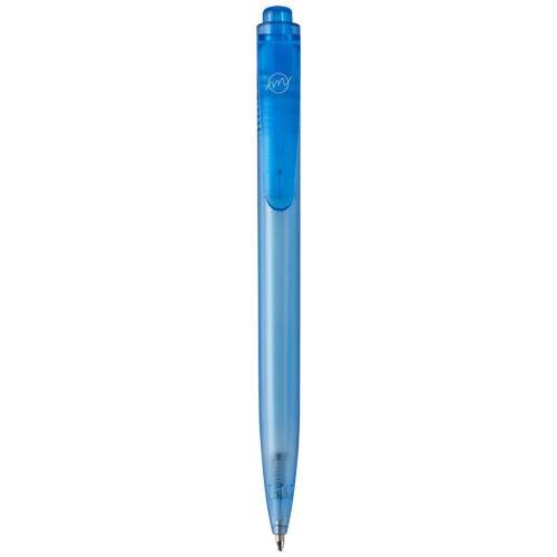 Obrázky: Modré kulič. pero z plastu recyklovaného z oceánu