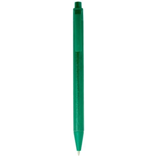 Obrázky: Zelené kul. pero z recykl. papíru s matným povrchem, Obrázek 1
