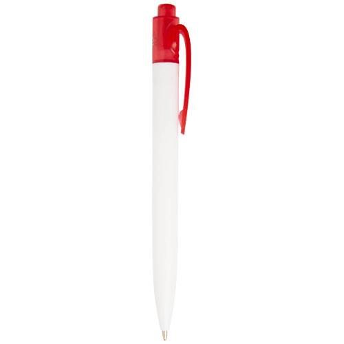 Obrázky: Červeno-bílé kul.pero z plastu recykl. z oceánu, Obrázek 6