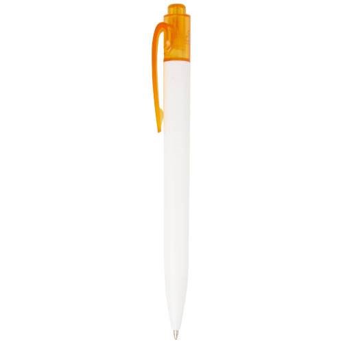 Obrázky: Oranžovo-bílé kul.pero z plastu recykl. z oceánu, Obrázek 4