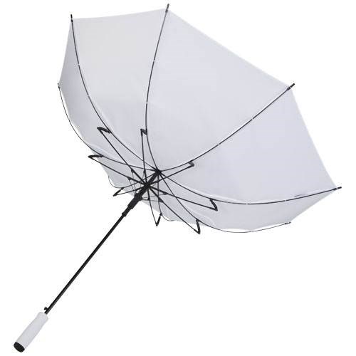Obrázky: Bílý automatický deštník z recykl. PET, Obrázek 4