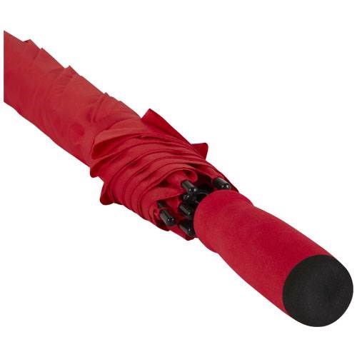 Obrázky: Červený automatický deštník z recykl. PET, Obrázek 2