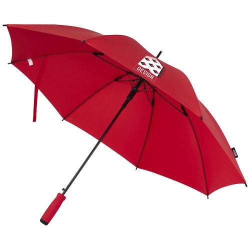 Obrázky: Červený automatický deštník z recykl. PET, Obrázek 7