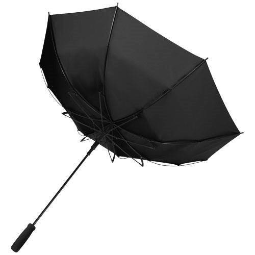 Obrázky: Černá automatický deštník z recykl. PET, Obrázek 4