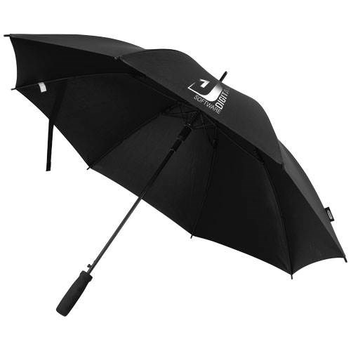 Obrázky: Černá automatický deštník z recykl. PET, Obrázek 7