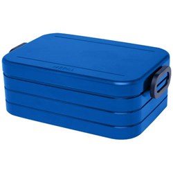Obrázky: Střední plastový obědový box královsky modrý