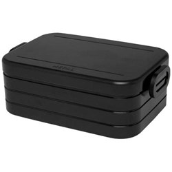 Obrázky: Střední plastový obědový box uhelně černý