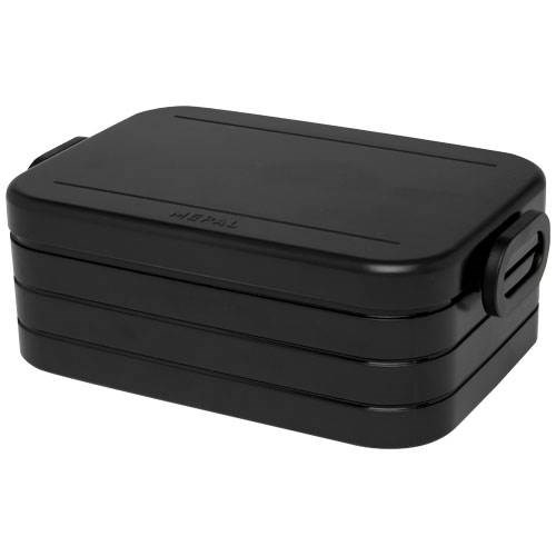 Obrázky: Střední plastový obědový box uhelně černý, Obrázek 1