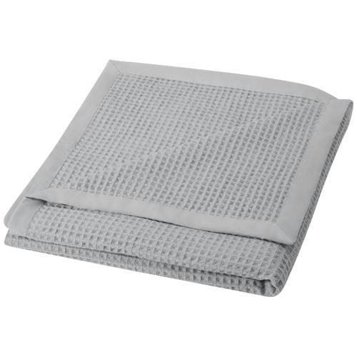 Obrázky: Bavlněná vaflová deka 150 × 140 cm, šedá