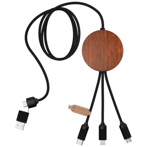 Obrázky: Kabel 5v1 z rPET se svítícím logem a 10 W nabíjením, Obrázek 2