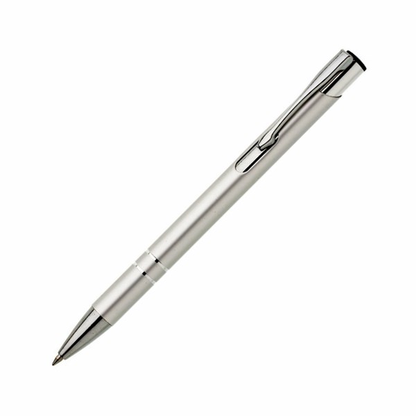 Obrázky: Kovové stříbrné kuličkové pero SUN