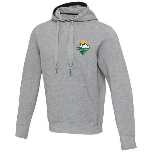 Obrázky: Šedá unisex mikina s kapucí Laguna ELEVATE XL, Obrázek 8