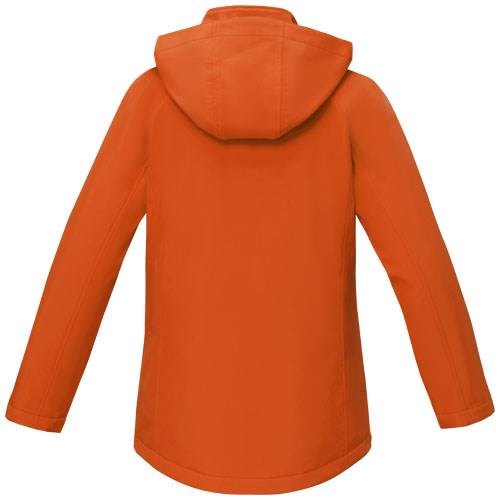 Obrázky: Dám. oranžová zateplená softshellová bunda Notus XS, Obrázek 2