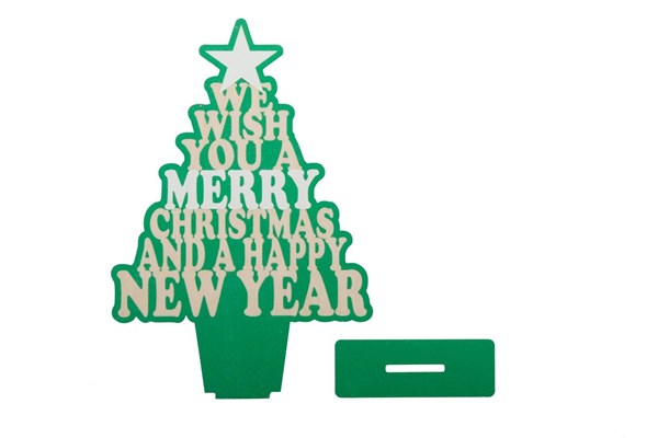 Obrázky: Vánoční dekorace na stůl - stromeček zelený, Obrázek 3
