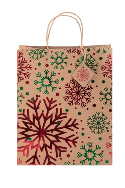 Obrázky: Vánoční dárková taška, velká, 26,5 x 33 x 13,5 cm, Obrázek 2