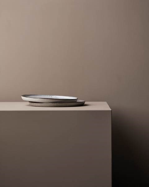 Obrázky: Béžový kameninový talíř 20 cm - sada 2 ks, Obrázek 4