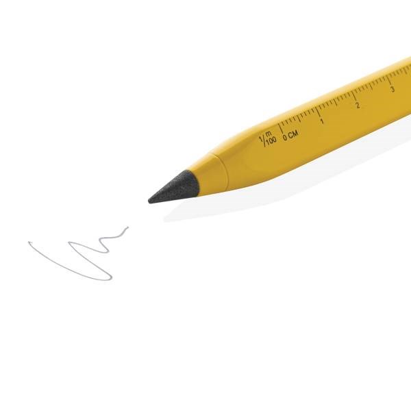 Obrázky: Nekonečná víceúčelová tužka z rec.hliníku, žlutá, Obrázek 6