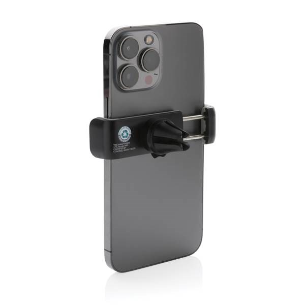 Obrázky: Černý držák na telefon do auta 360° z rec. plastu, Obrázek 2